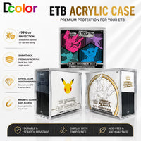 Vitrina Acrílica para Elite Trainer Box Pokémon - Cierre Magnético 6mm