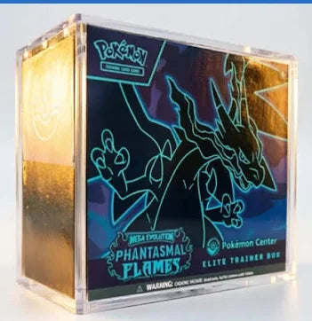 Vitrina Acrílica para Elite Trainer Box Pokémon - Cierre Magnético 6mm