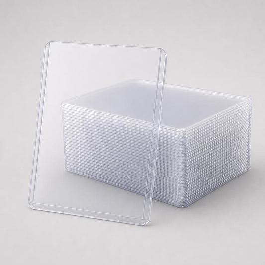 Fundas top loader transparentes para cartas coleccionables